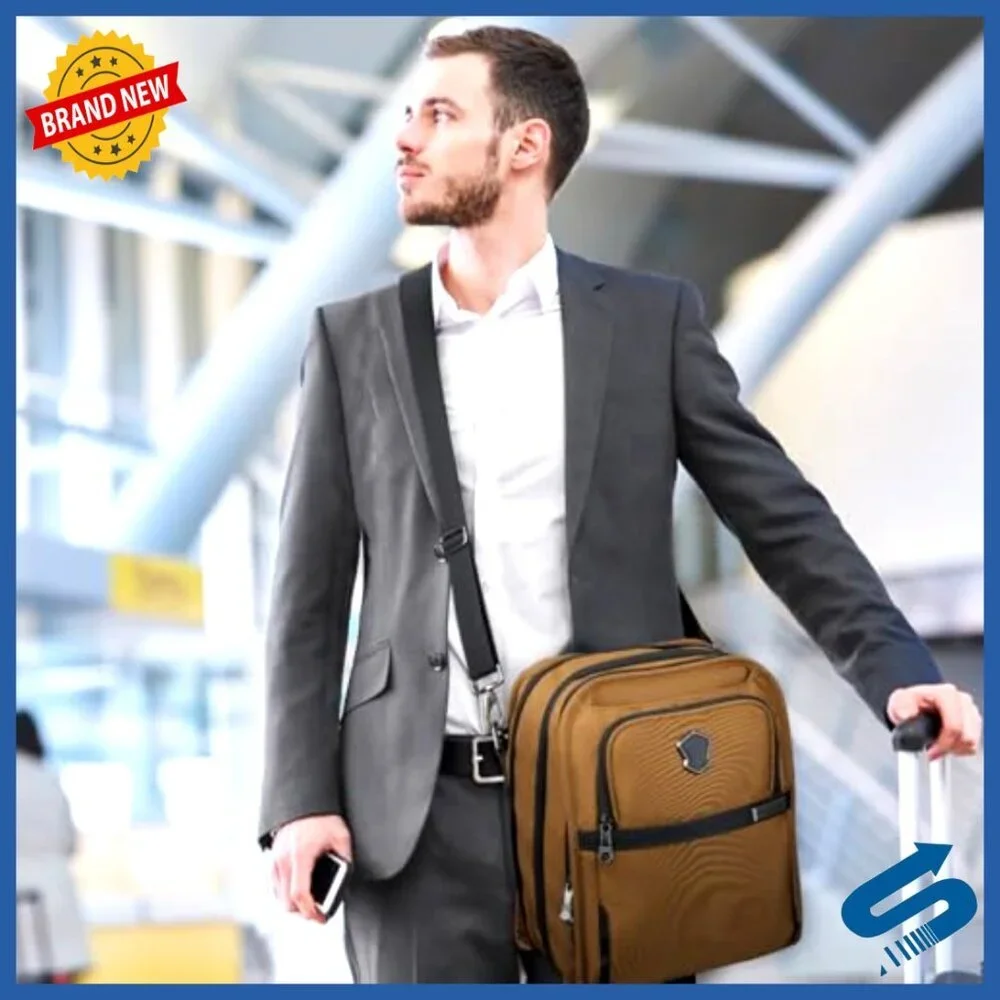 14-Pocket Expandable Messenger Bag, 13